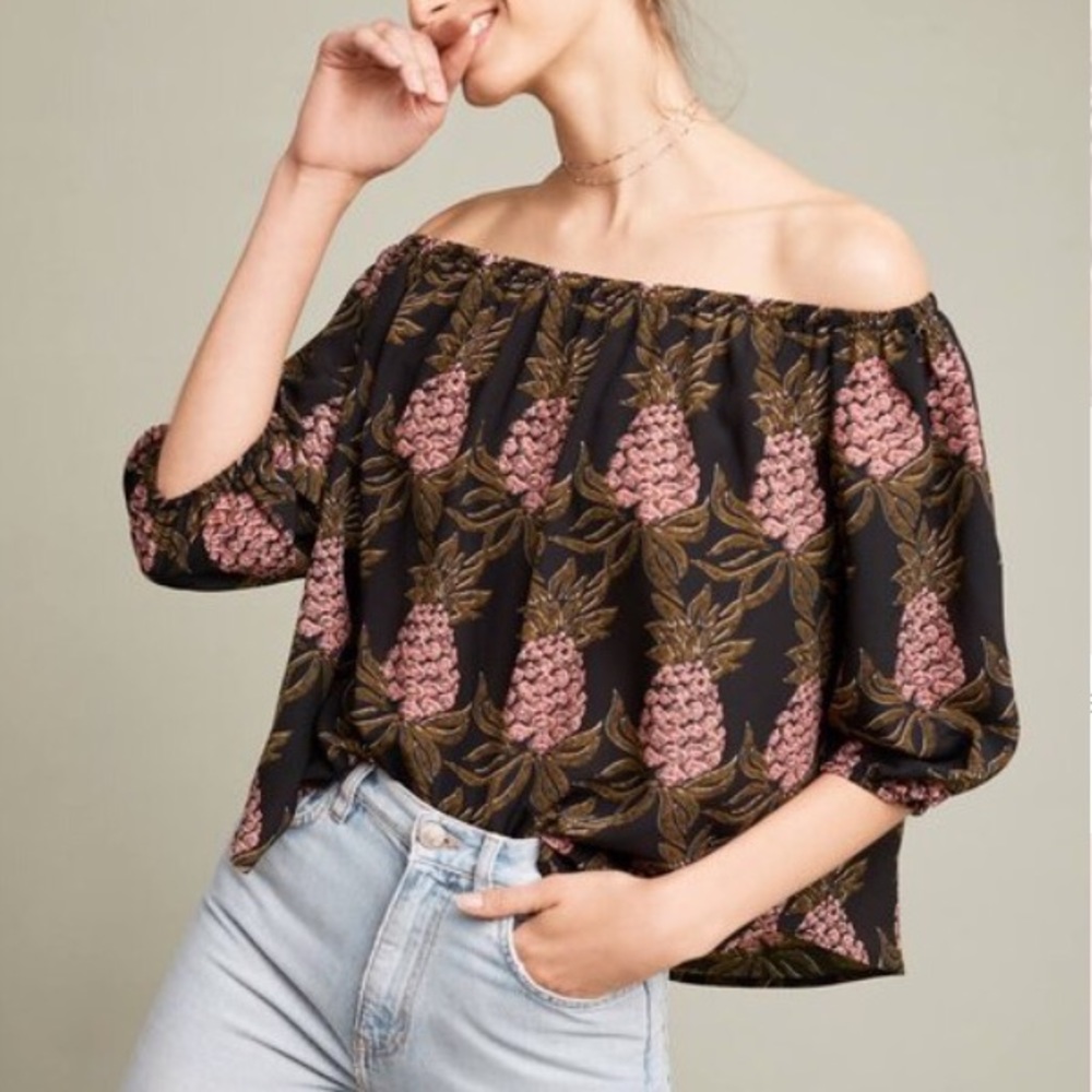 Anthropologie | Sunday in Brooklyn Pineapple Top